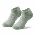 Chaussettes courtes 43-46 en maille vert sauge respirantes pour sport