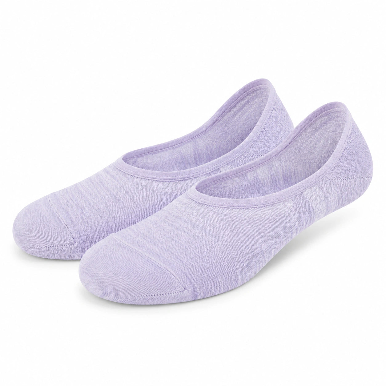 Chaussettes invisibles 35-38 en maille textile lilas pour usage quotidien