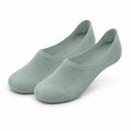 Chaussettes invisibles 39-42 en maille textile vert sauge pour chaussures basses - respirantes