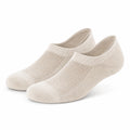 Chaussettes invisibles 39-42 en maille textile beige respirantes